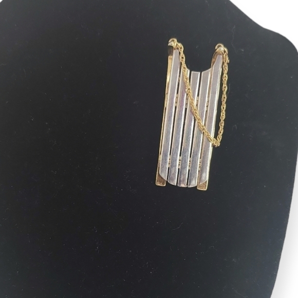 Gold & Silver Tone Sleigh / Toboggan Brooch - Picture 2 of 7